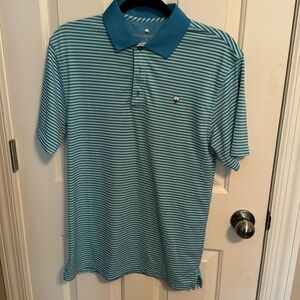 Southern Shirt Company like new striped polo